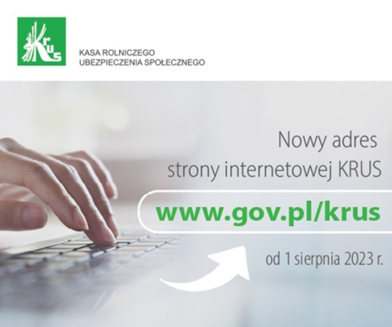 Nowy adres strony internetowej KRUS