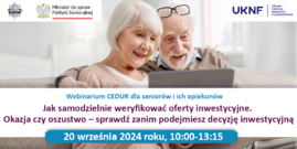 Grafika - Urząd KNF - webinarium CEDUR dla seniorów i ich opiekunów - 20 września 2024 roku.png